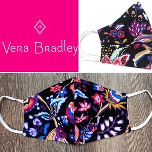 🔴 3 for $15 Vera Bradley Foxwood Mask New in Packaging